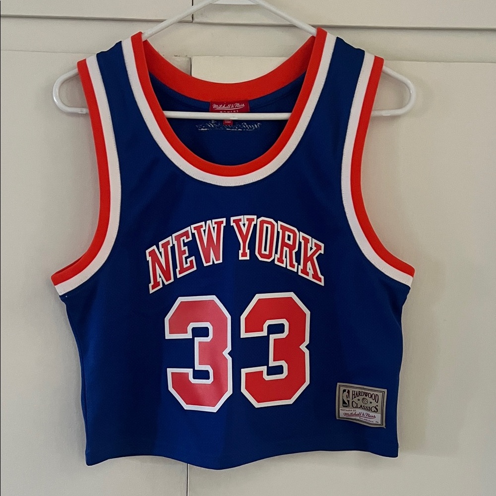 Mitchell & Ness New York Knicks cropped Jersey